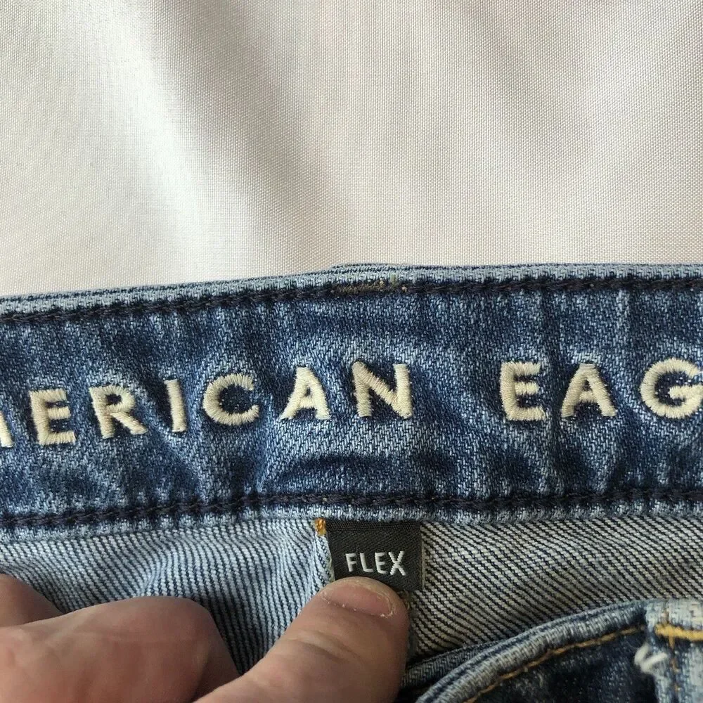 American Eagle Flex Fit Men's Slim Straight Blue Jeans Size 29x30